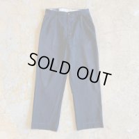 【W32】Polo Ralph Lauren 2タック コットン チノパンツ ネイビー■ビンテージ オールド アメリカ古着 ポロラルフローレン アンドリュー