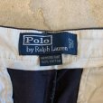 画像4: 【W31】Polo Ralph Lauren 2タック コットン チノパンツ ネイビー■ビンテージ オールド アメリカ古着 2000s ポロラルフローレン ハモンド