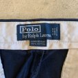 画像5: 【W32】Polo Ralph Lauren 2タック コットン チノパンツ ネイビー■ビンテージ オールド アメリカ古着 2000s ポロラルフローレン ハモンド