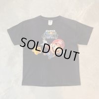 【Boys or Ladies】2000s スーパーマリオギャラクシー プリントTシャツ ブラック 黒■ビンテージ オールド アメリカ古着 ゲーム