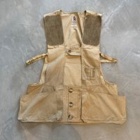 【M/L】BOB ALLEN シューティングベスト ベージュ■ビンテージ オールド アメリカ古着 70s USA製 ボブアレン ハンティングベスト