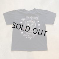 【L/XL】2000s「motorhead」バンドTシャツ ブラック 黒■ビンテージ オールド アメリカ古着 anvil コットン モーターヘッド ツアー ロック