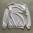 画像2: 【M/L】80s USA製 Hanes プリントスウェット 白■ビンテージ オールド レトロ アメリカ古着 ヘインズ ラグラン レディース