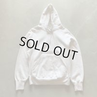 【S/M】90s USA製 Lee リバースウィーブタイプ スウェットパーカー 白■ビンテージ アメリカ古着 リー ハイコットン バックプリント