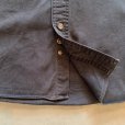 画像5: 【XL/XXL】carhartt 長袖ワークシャツ ダークグレー■アメリカ古着 カーハート ヘビーコットン ボタンダウン 黒フェード 炭黒