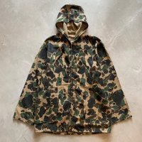 【M/L】UNKNOWN ハンティングジャケット パーカー カモ柄 迷彩■ビンテージ オールド レトロ アメリカ古着 コットン ジップアップ