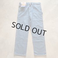 【W36】デッドストック USA製 ROUND HOUSE デニムペインターパンツ■ビンテージ オールド アメリカ古着 ラウンドハウス ジーパン ジーンズ