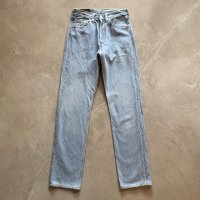 【W26】90s USA製 Levi's 501 デニムパンツ アイスブルー■ビンテージ オールド アメリカ古着 リーバイス レディース ボタンフライ
