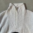画像2: 【S(M/L相当)】USA製 MV SPORT ハーフジップスウェット ライトグレー■ビンテージ オールド アメリカ古着 90s ハイコットン 刺繍
