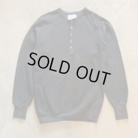 【XS/S or Ladies】USA製 Healthknit ヘンリーネックスウェット ブラック 黒無地■ビンテージ オールド アメリカ古着 ヘルスニット