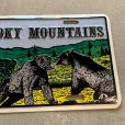 画像3: 【15.2cm×30.0cm】GREAT SMOKY MOUNTAINS 国立公園 サイン ナンバープレート■ビンテージ アンティーク アメリカ雑貨 ブリキ看板 熊 動物 (3)