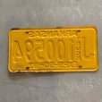画像4: 【15.2cm×30.2cm】90s ARKANSAS トラック ナンバープレート 黄色×黒■ビンテージ アンティーク アメリカ雑貨 ブリキ看板 ガレージ