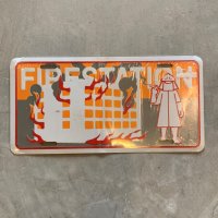【15.2cm×30.4cm】FIRE STATION 消防士 サイン ナンバープレート■ビンテージ アンティーク アメリカ雑貨 ブリキ看板 ファイヤーマン