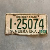 【15.3cm×30.5cm】ARKANSAS アメ車 ナンバープレート 白×緑■ビンテージ アンティーク アメリカ雑貨 ブリキ看板 ガレージ 60s-70s