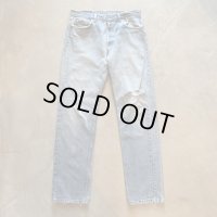 【W34】90s USA製 Levi's 501 デニムパンツ ダメージ■ビンテージ アメリカ古着 リーバイス ボタンフライ ジーパン オリジナル