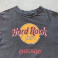 画像2: 【M/L】80s USA製 Hanes ハードロックカフェ プリントTシャツ ブラック 黒フェード■ビンテージ アメリカ古着 シカゴ シングルステッチ