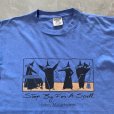 画像2: 【L/XL】2000s ONEITA 魔女 プリントTシャツ 青紫■ビンテージ アメリカ古着 オニータ コットン シングルステッチ 黒猫 黒魔術 トカゲ
