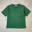 画像1: 【M】Champion プリントTシャツ グリーン 緑■ビンテージ オールド アメリカ古着 2000s チャンピオン オールコットン (1)