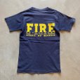 画像2: 【S】HAWAIIAN FIRE FIGHTER ハワイ州 消防士 プリントTシャツ ネイビー ナス紺■ビンテージ 2000s アメリカ古着 レディース コットン