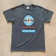 画像1: 【M】WDCB 90.9FM JAZZ ラジオ番組 プリントTシャツ グレー■アメリカ古着 シカゴ GILGAN ギルダン 綿ポリ (1)