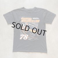 【M】NASCAR レーシング プリントTシャツ ブラック 黒■アメリカ古着 コットン ナスカー 協賛 BASS PRO SHOP MONSTER