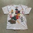 画像1: 【XL】90s DISNEY ミッキーマウス プリントTシャツ■ビンテージ オールド アメリカ古着 ディズニー シングルステッチ (1)