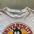 画像2: 【S/M】70s Warner Bros シルベスターキャット プリントTシャツ 白■ビンテージ オールド アメリカ古着 アメコミ ネコ 猫 USA製