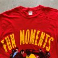 画像2: 【M/L】ブラジル製 FUN MOMENTS 50'S GROUP プリントTシャツ レッド 赤■ビンテージ オールド 古着 アメ車 不良 ロカビリー