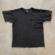 画像4: 【L】90s USA製 フルーツオブザルーム バックプリント ポケットTシャツ ブラック 黒■ビンテージ アメリカ古着 シングルステッチ ラウンジ