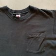 画像5: 【L】90s USA製 フルーツオブザルーム バックプリント ポケットTシャツ ブラック 黒■ビンテージ アメリカ古着 シングルステッチ ラウンジ
