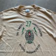 画像2: 【L(S相当)】70s-80s USA製 Ched 27th Lancers プリントTシャツ■ビンテージ オールド アメリカ古着 シングルステッチ ミリタリー