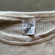 画像3: 【M/L】USA製 J.E.MORGAN オールコットン サーマルシャツ 白■ビンテージ アメリカ古着 アンダーウェア インナー ロンT ワッフル 90s