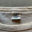 画像3: 【XL/XXL】USA製 NORTHWEST オールコットン サーマルシャツ 白■ビンテージ アメリカ古着 アンダーウェア インナー ロンT ワッフル 90s