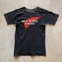 【XS or Ladies】RED WING プリントTシャツ ブラック 黒■ビンテージ オールド アメリカ古着 レディース 2000s レッドウイング コットン