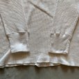 画像6: 【M/L】USA製 J.E.MORGAN オールコットン サーマルシャツ 白■ビンテージ アメリカ古着 アンダーウェア インナー ロンT ワッフル 90s
