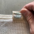 画像4: 【XL/XXL】USA製 NORTHWEST オールコットン サーマルシャツ 白■ビンテージ アメリカ古着 アンダーウェア インナー ロンT ワッフル 90s