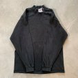 画像6: 【L】90s USA製 NIKE モックネック 長袖Tシャツ ロンT ブラック 黒■ビンテージ オールド アメリカ古着 ナイキ ロゴ刺繍 ハイネック