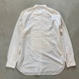 画像2: 【S/M】RRL バンドカラー ドレスシャツ 白 総柄■ビンテージ アメリカ古着 ラルフローレン フリルシャツ プリーツ 白シャツ