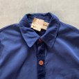 画像2: 【S/M】デッドストック Alexander's ジャケット ネイビー 紺■ビンテージ オールド ヨーロッパ古着 コットンエルボーパッチ