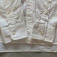 画像9: 【S/M】RRL バンドカラー ドレスシャツ 白 総柄■ビンテージ アメリカ古着 ラルフローレン フリルシャツ プリーツ 白シャツ