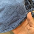 画像10: 【M/L】90s USA製 DRAWSTRINGS バンドカラー 長袖プルオーバーシャツ 青 織柄■ビンテージ オールド アメリカ古着 総柄