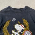 画像2: 【S or Ladies】USA製 スヌーピー プリントTシャツ ブラック 黒■ビンテージ オールド アメリカ古着 80s/90s スヌーピー オールコットン
