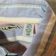 画像4: 【XXL】USA製 LL BEAN オールコットン 半袖シャツ マルチストライプ■ビンテージ オールド アメリカ古着 エルエルビーン 80s/90s