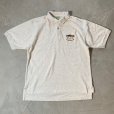 画像1: 【M/L】USA製 LL BEAN ブラックバス 刺繍入り 半袖ポロシャツ ライトグレー■ビンテージ オールド アメリカ古着 90s エルエルビーン (1)