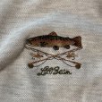 画像6: 【M/L】USA製 LL BEAN ブラックバス 刺繍入り 半袖ポロシャツ ライトグレー■ビンテージ オールド アメリカ古着 90s エルエルビーン