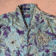 画像2: 【XL/XXL】PENDLETON ボックス 半袖シルクシャツ 青系 総柄■ビンテージ オールド レトロ アメリカ古着 90s/2000s ペンドルトン