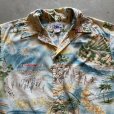 画像3: 【M/L】90s reyn spooner ホノルルマラソン 半袖アロハシャツ 総柄 白■ビンテージ アメリカ古着 ボックス レインスプーナー ビキニタグ