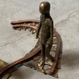 画像9: 【29cm×18cm×13cm】UNKNOWN ハンドメイド メタルアート 鉄道 作業員■ビンテージ アンティーク レトロ アメリカ雑貨 インテリア 人物