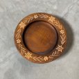 画像2: 【直径 19.8cm】スイス製 REUGE エーデルワイス 木製 回転式オルゴール トレイ■ビンテージ アンティーク レトロ アメリカ雑貨 リュージュ
