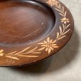 画像3: 【直径 19.8cm】スイス製 REUGE エーデルワイス 木製 回転式オルゴール トレイ■ビンテージ アンティーク レトロ アメリカ雑貨 リュージュ